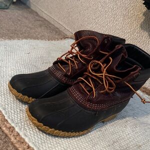 LL Bean men’s Brown and Black Duck Boots